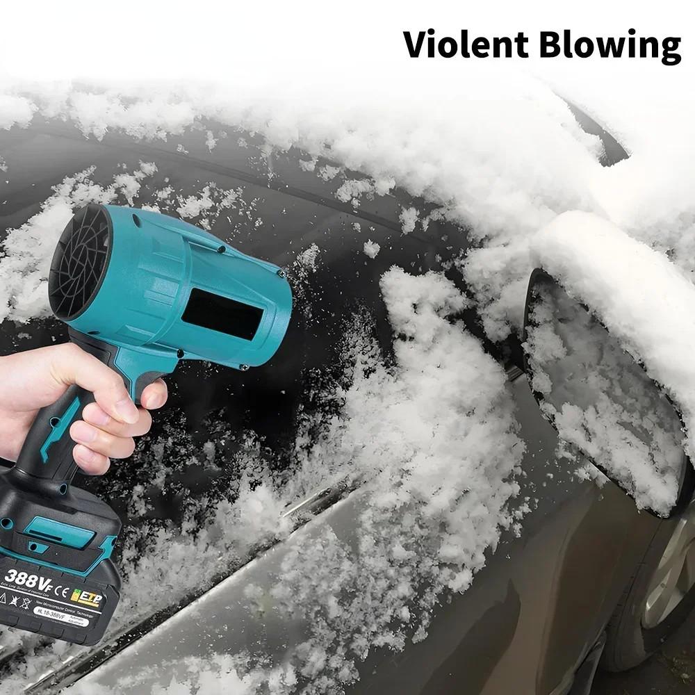 1000W High Power Dust Snow Leaf Cleaning Power Tool Electric Turbo Jet Fan Blowers Cordless Portable Violent Hair Dryer