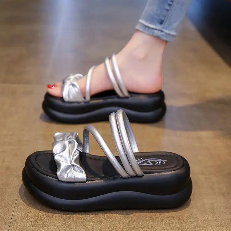 

Fashion Open Toe Platform Sandals for Women Vip Comfortable and Elegant Summer 2025 Woman Shoes Cheap Liquidation Chic Luxury Footwear 40