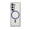 Applicable To Samsung Z Fold1/1/1 Mobile Phone Case PC Hard Case Transparent Magnetic Wireless Charging Flip1/1/1  Case