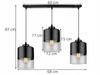 MODERN CEILING HANGING LAMP GLASS CHANDELIER
