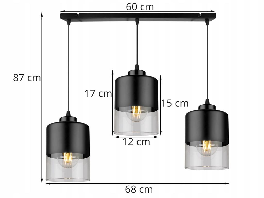 MODERN CEILING HANGING LAMP GLASS CHANDELIER