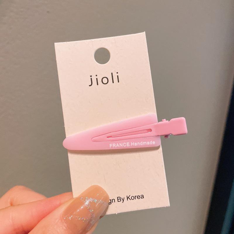 Colorful Korean Triangle Duckbill Hair Clip - Cute, Seamless and Stylish