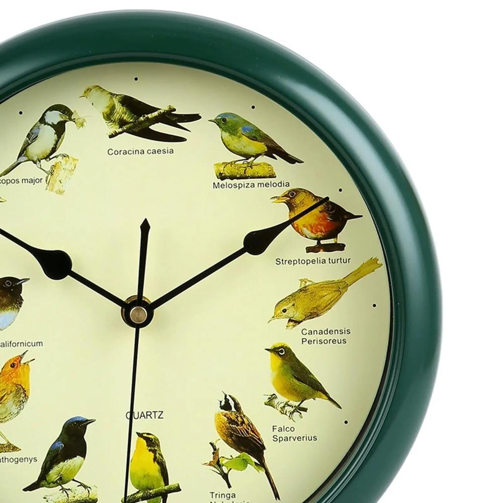 Room Decoration Bird Wall Clock Creative Hanging Clock New Musical Birds Wall Hanging Sound Clock