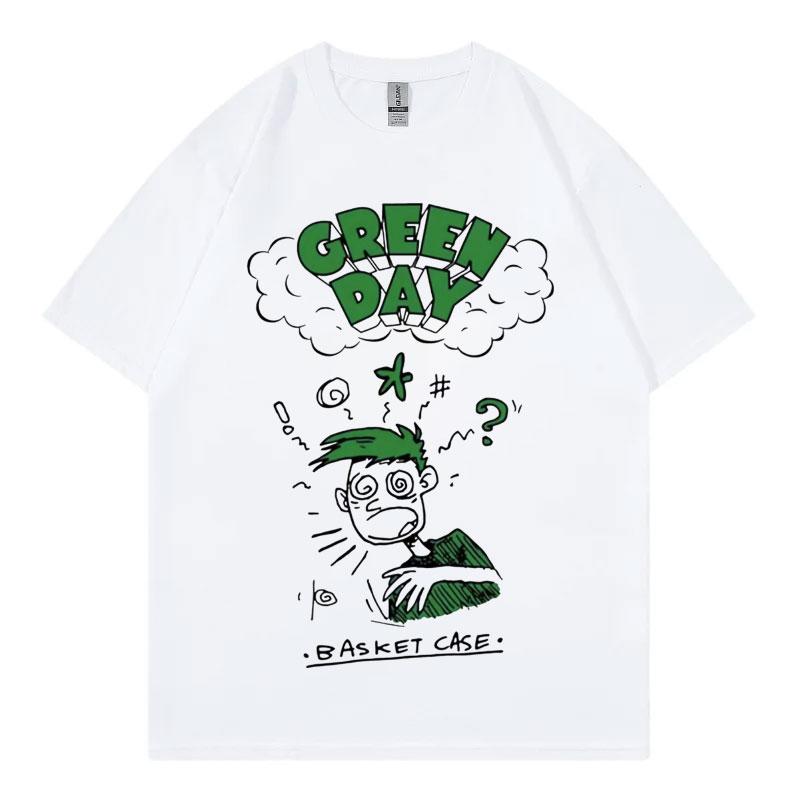 Punk Rock Band Green Day Merch Tshirts Concert Tour 2025 Fan Gift T Shirts Men Womem Clothing High Street Fashion Trend Tshirt