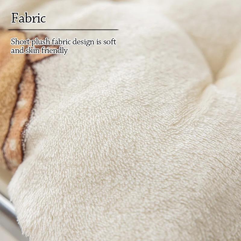 1PC Plush Thickened Chair Pad 40x40cm Square Non-slip Seat Cushion for Home&Office Butt Pad Back Cushion