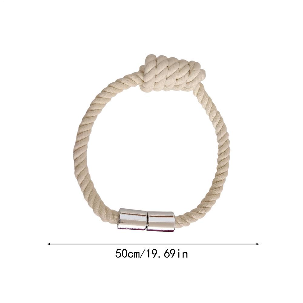 2Pcs Magnetic Curtain Tiebacks Outdoor Elegant Decorative Tie Backs Modern Rope Tiebacks For Drapes Window Curtain Holder Clip