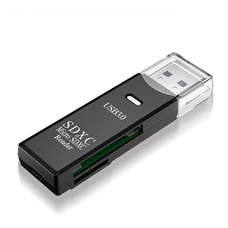 

USB3.0 SD Card Reader for PC Micro SD Card to USB Adapter for Camera Memory lot чёрный