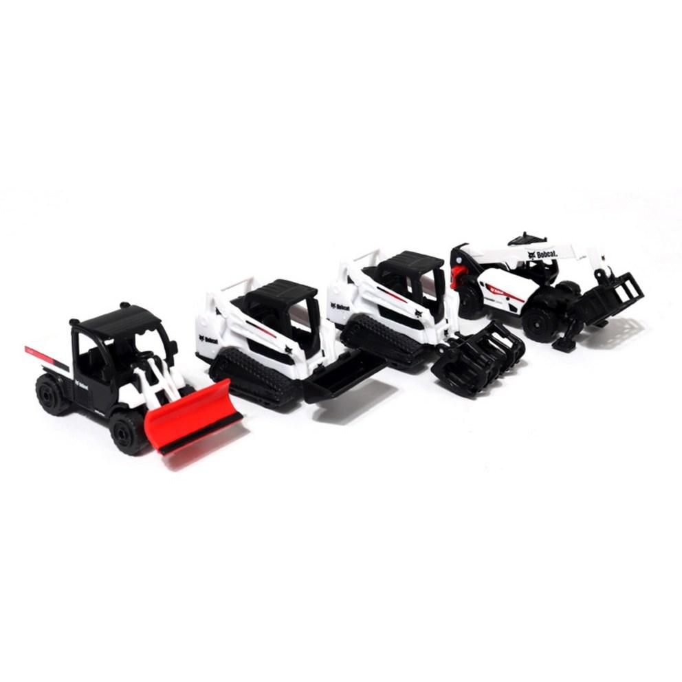 Maisto Bobcat Heavy Equipment Toy Set - 4 Vehicles