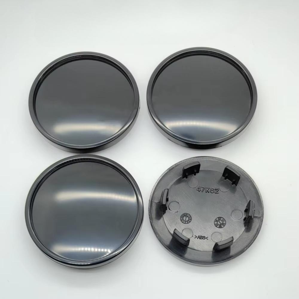 ASS1 4pcs 62mm Clips 47mm Blank No EMBLEM Car Wheel Center Caps No Logo Wheels Hub Cap Rim Hubcaps Dust Cover Replace Car Accessories