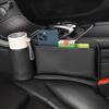 Car Seat Gaps Organizers, PU Leather Car Seat Gaps Filler Organizers Universal Adjustable Gaps Filler for Phone Cups
