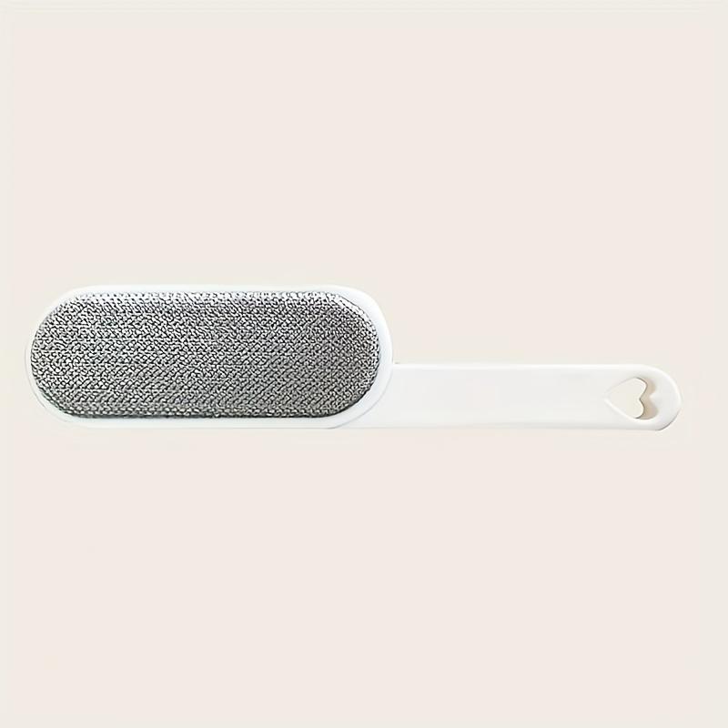 Double-Sided Pet Hair & Dust Brush - Manual Electrostatic Lint Remover, No Electricity Needed, Durable Polypropylene for Clothing, Sofas, Furniture