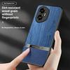 For Honor 400 Pro 5G (Global) Case Wood Texture Leather+TPU Protective Phone Cover