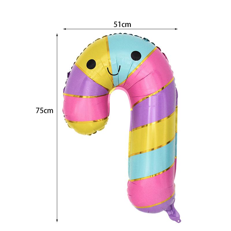 1/5Pcs Ice Cream Candy Cake Dessert Foil Balloons Girls Summer Birthday Party Candy Bar Decorations Kids Toy Cartoon Air Globos