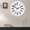 10 Inch Simple Mute Wall Clock Does Not Tick Round Three-dimensional Wall Hanging Clock for Study Classroom Living Room School
