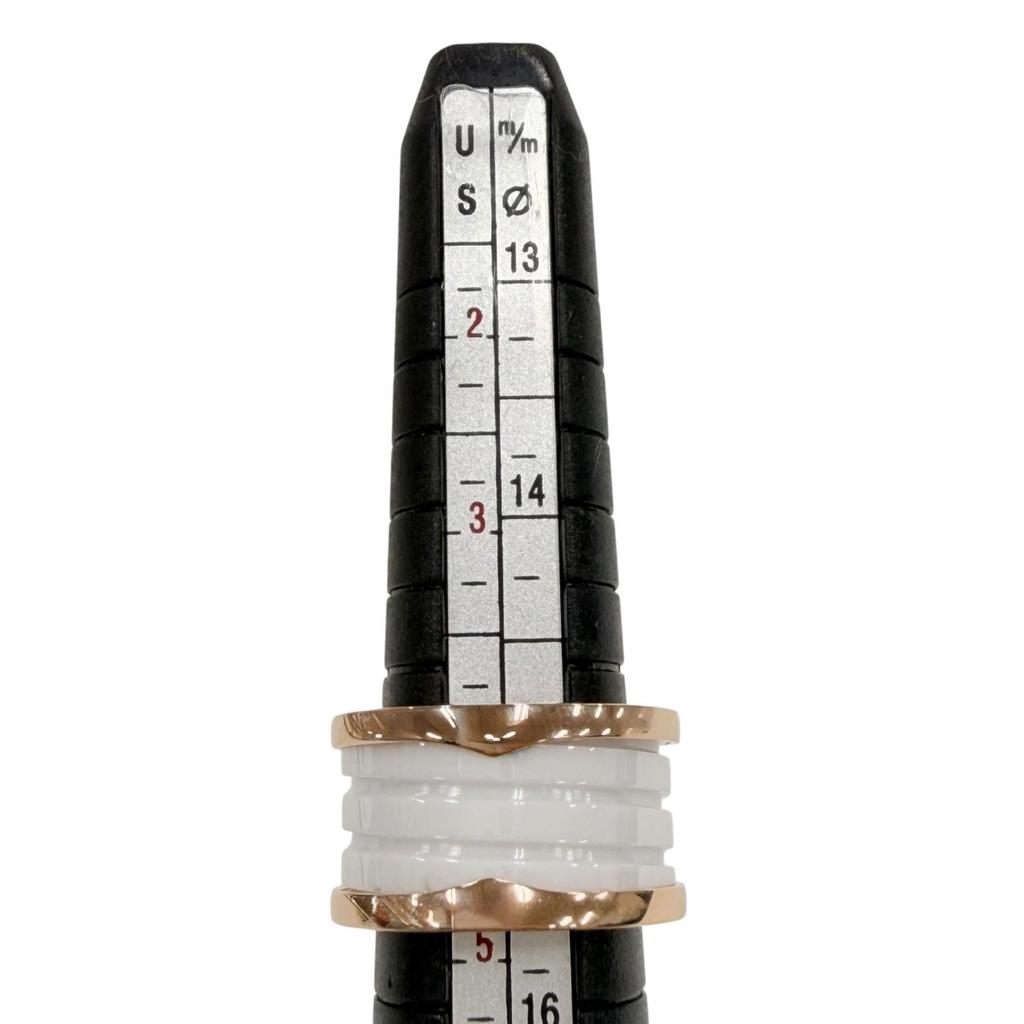 Excellent BVLGARI Ring Bee zero one ring Pink gold AU750 Women CV32932 Used