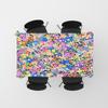 Bright Floral Tablecloth Multicolored Printed Linen Table Cover Decor for Kitchen Dining Room Party Decoration (Wooden Table Set
