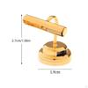 1:12 Doll House Wall Light Lamp Miniature Craft Gold Color Furniture Accessory Retro Style