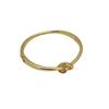 New Fashion Knot Heart Metal Bangle: Chic, Minimalist, Cold Style Design
