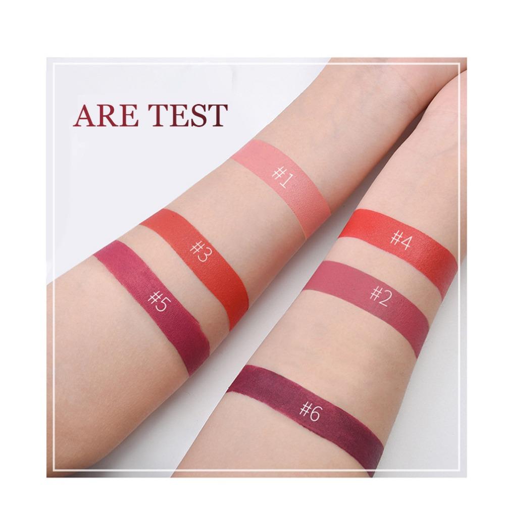 Fit Colors 3 Matné rtěnky v krabičce, mlhový samet, ukazující barvu, nelepivý lesk na rty