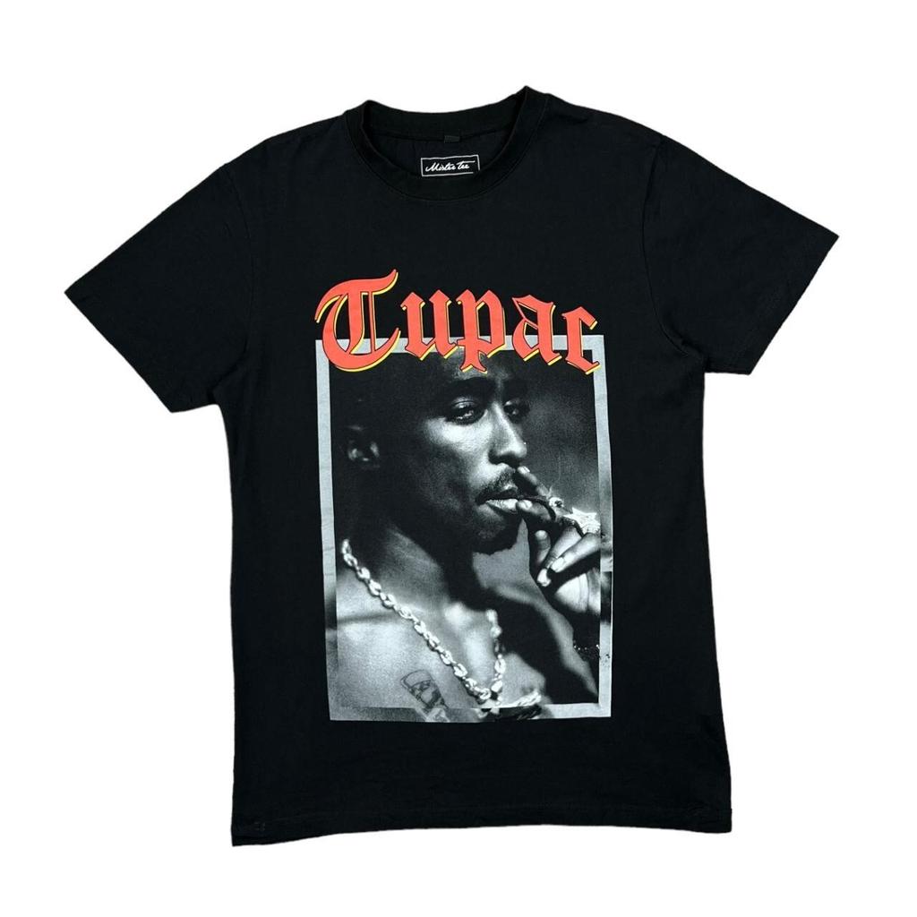 Mister Tee x 2PAC Tupac Shakur Hip Rop Rap Music Graphic T-shirt Medium Small