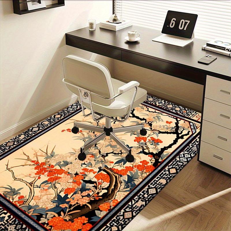 1pc. Beautiful Floral Pattern Rug for Home Decor, Office Carpet, Chair Cover, Outdoor Mat, Gift Idea