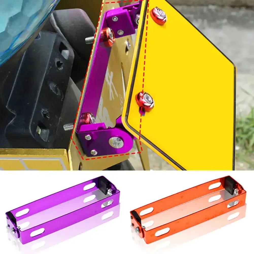 Adjustable Motorcycle Retrofit License Plate Frame License Plate Holder Bracket Motorcycle Accessories 7 Colors Universal