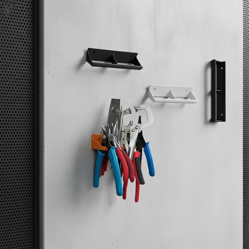 1Pcs Sturdy Plastic Construction Heavy-Duty Wall-Mounted Organizer With Space-Saving Design Easy Installation For Garage