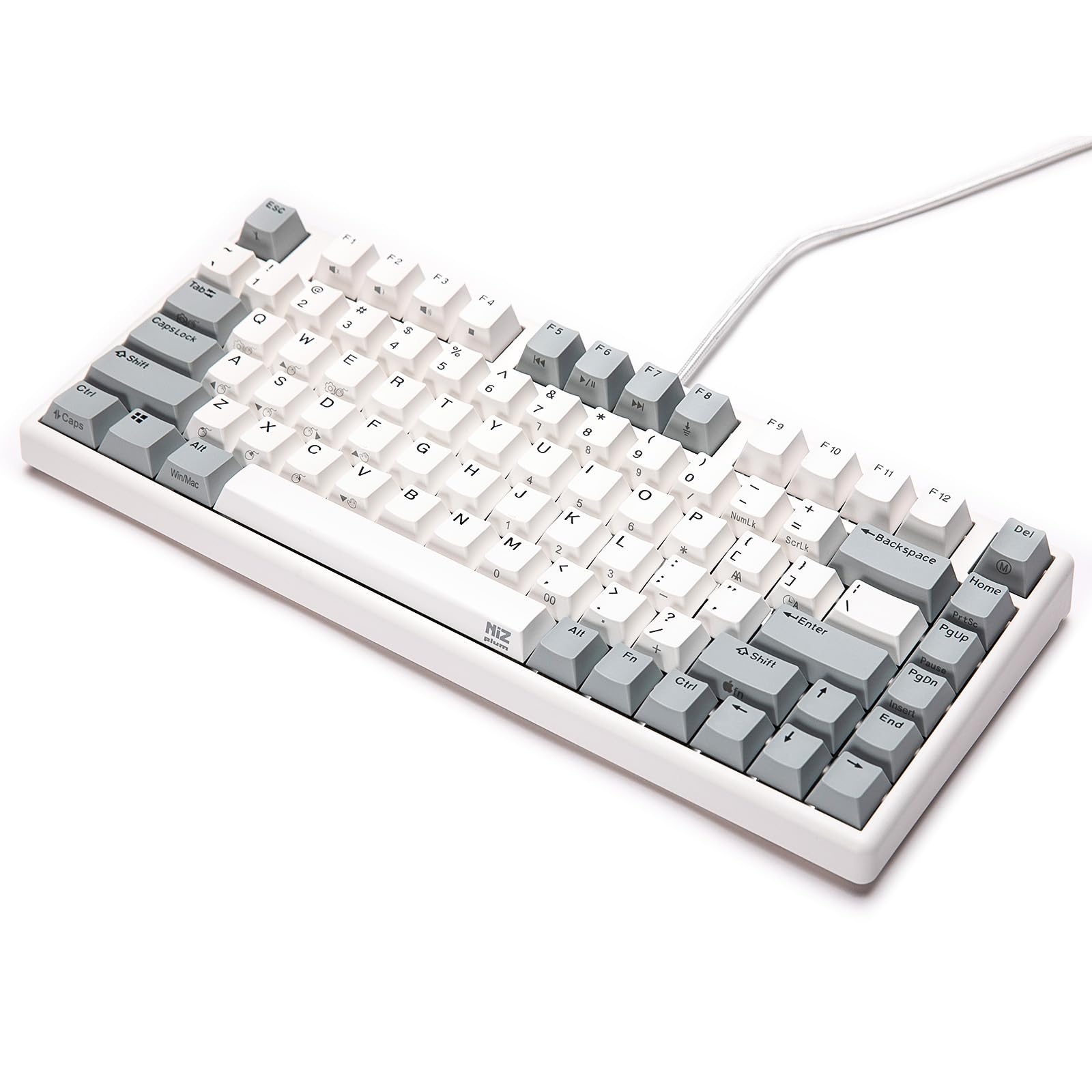 

NiZ keyboard micro82-1M USB Type-C wired connection (detachable) WinMac 3 seconds switching Cherry MX axis Dedicated software included Keyboard