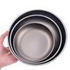 Corrosion Resistant Outdoor Plate Food Safe Metal Texture Camping Dish Suitable for Hiking Mountain and Trip Use