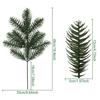Fake Pine Needle Branches With Durable Plastic Construction For Festive Decorations And Gift Displays