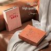 6-Inch Leather Slip-In Photo Album, Holds 5-Inch Photos, Commemorative Baby and Family Album, Large Capacity