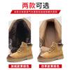 Martin boots men's new trendy leather boots couple boots men's and women's outdoor tooling rhubarb boots velvet cotton shoes