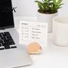 Wooden Card Holder Mushroom Place Holder, Mini Hedgehog Table Number Solid Wood Photo Clip Farmhouse Note Picture for Home Office