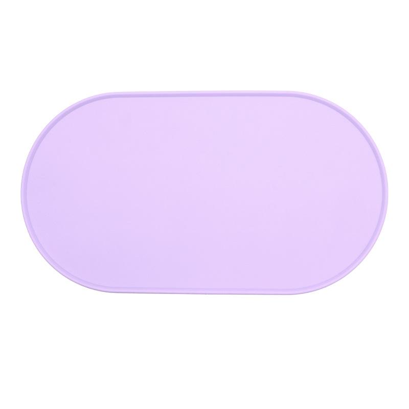 Silikon-Futtermatte für Haustiere, hohe Lippen, Überlaufschutz, antihaftbeschichtet, wasserdicht, Futterunterlage für Hunde und Katzen, Fütterungsunterlage für Kätzchen, Futternapf-Tablett, Matten