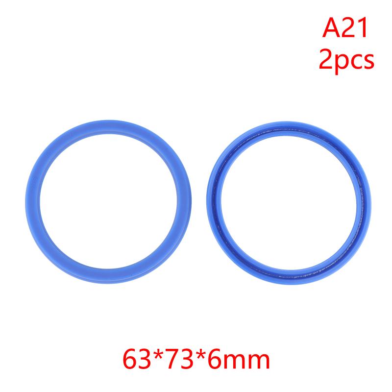 2Pcs PU Hydraulic Oil Seals with Single Lip Radial Shaft for Equipment Repair