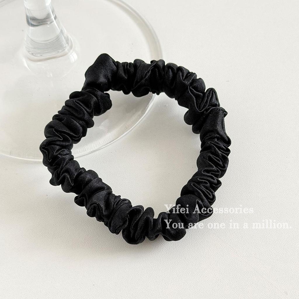 Handmade 19 Momme Mulberry Silk Hair Tie - 1.5cm Intestine Hair Protection Band