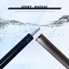 OKHEALING Karbonfaser Billard Queue Billardstöcke 12,4 mm Spitze Uni-loc Gelenk 147 cm / 58 Zoll Länge 19~20 oz Gewicht Billard Queue, Blau