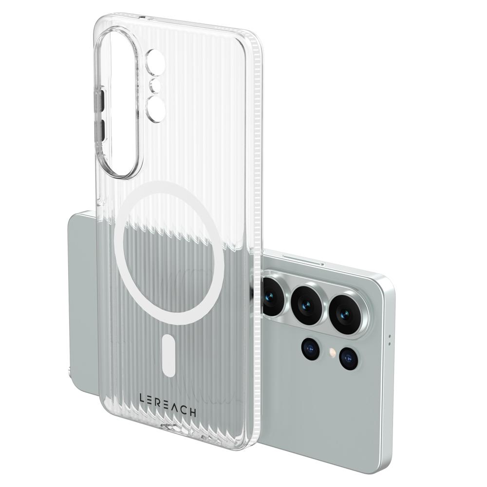 Magnetic Case For Samsung Galaxy S26 Ultra Airbag Bumper Camera Protection PC Hard Back Cover CA1002