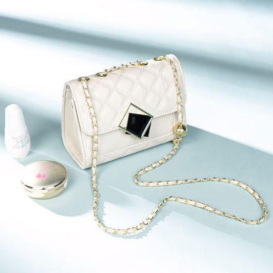 Сумка Xiaoxiangfeng женская 2025 новая трендовая универсальная сумка-цепочка с ромбами женская сумка-мессенджер модная сумка на плечо