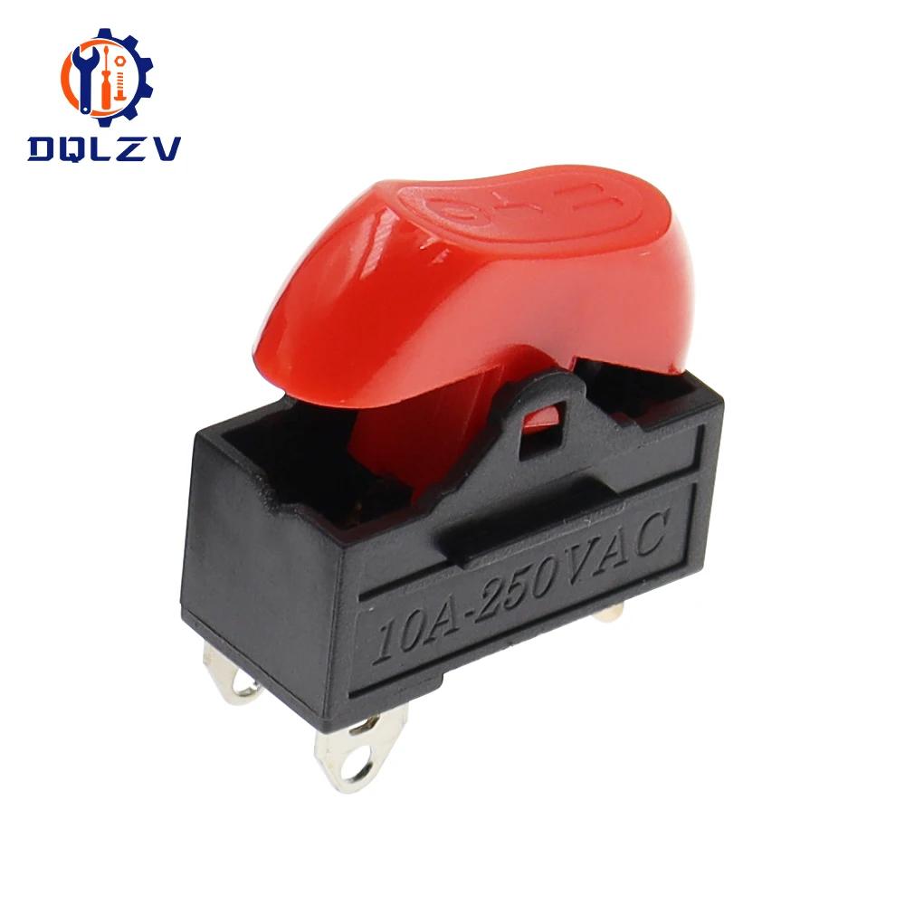 KCD15-103/T Hair Dryer Switch 3 Pins Rocker Switch 3 Position ON-OFF-ON Boat Shaped Switch