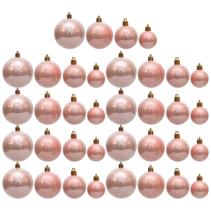 Festival Shatterproof Christmas Ornament Attractive Christmas Tree Hanging Sphere Ornament for Seasonal Display Decors