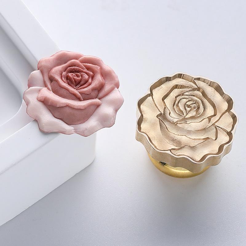Embossed Plants Flowers Lacquer Seals and Seals Are for Stamps Wedding Invitations Gift Packaging and Decoration