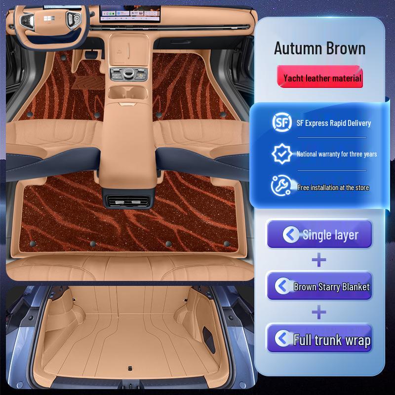 Geely Galaxy Starship 7 Full Coverage Floor Mats & Trunk Mat Accessories