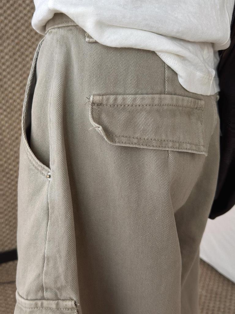 Women's 3D Patchwork Cargo Jeans with Large Pockets - Loose Wide-Leg Style for Spring/Summer Streetwear