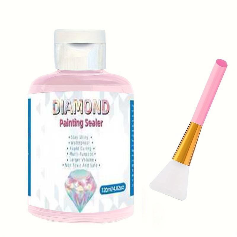

8oz/4oz Diamond Painting Sealer Fast-Drying Long-Lasting Sparkle Non-Toxic Surface Protection For DIY Crafts & Home Decor Puzzle
