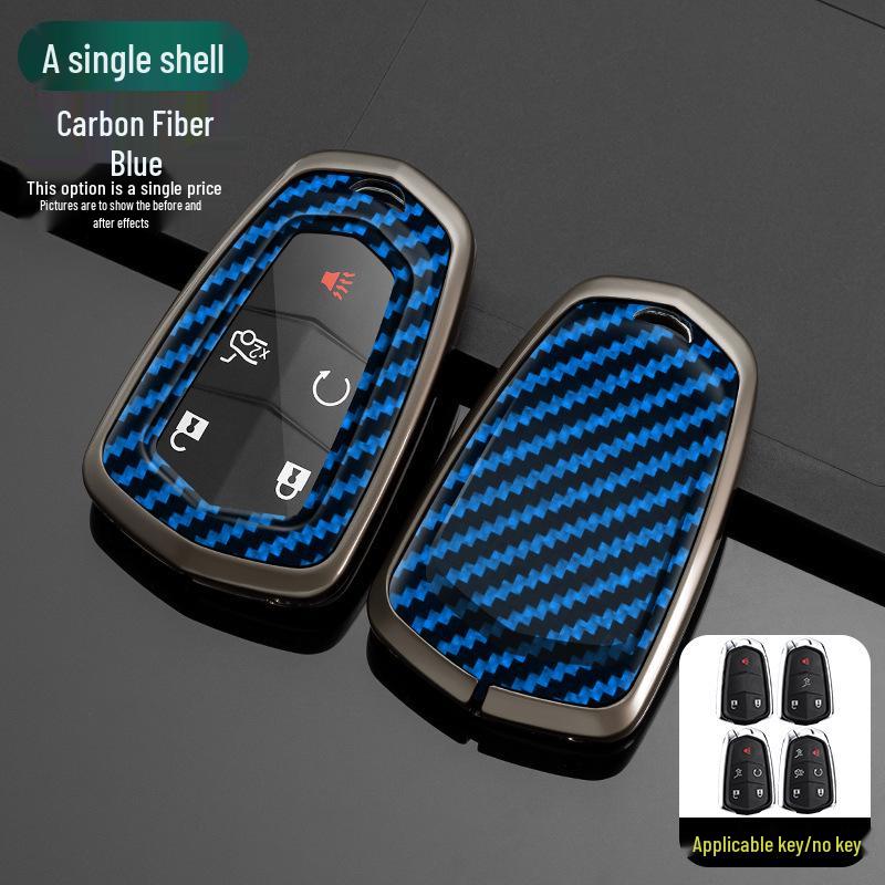 Premium Key Case for Cadillac XTS, SLS, Seville, CTS, SRX, Escalade, ATS - Men's Luxury Accessory