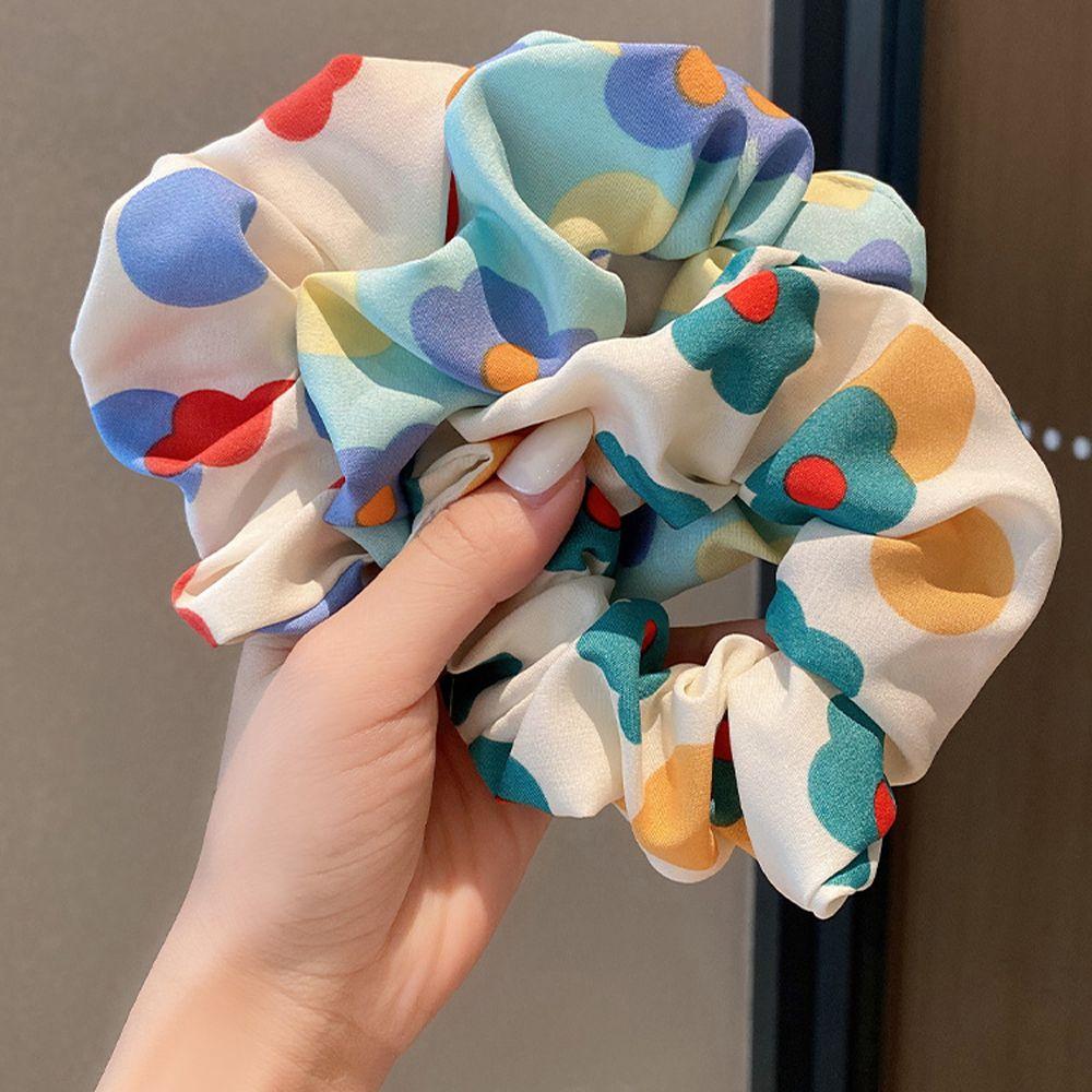 

Tie Elegant Scrunchies Lovely Rubber Band Korean Style Hair Ring Women Hair Rope Flower Hair Circle