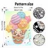 Disney 5D DIY Pearl Painting Kit, Chipmunk Hot Air Balloon Home Bedroom Wall Decor Crafts Handmade Gift
