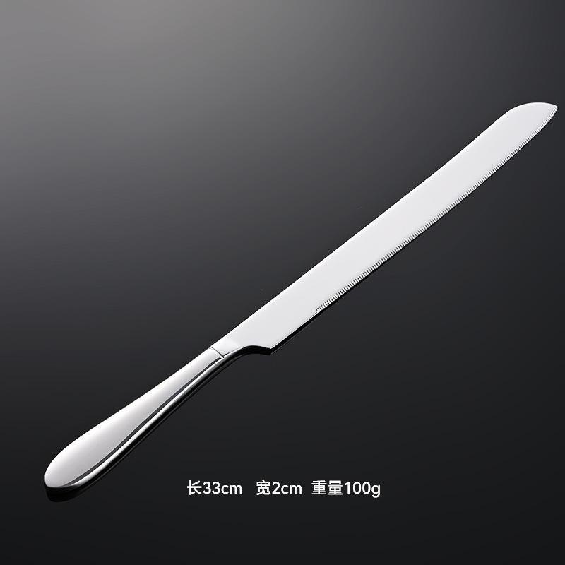 430 Stainless Steel Extended Bread Knife Pizza Shovel Baking Scraper Butter Knife Baking Cake Knife Shovel Cheese