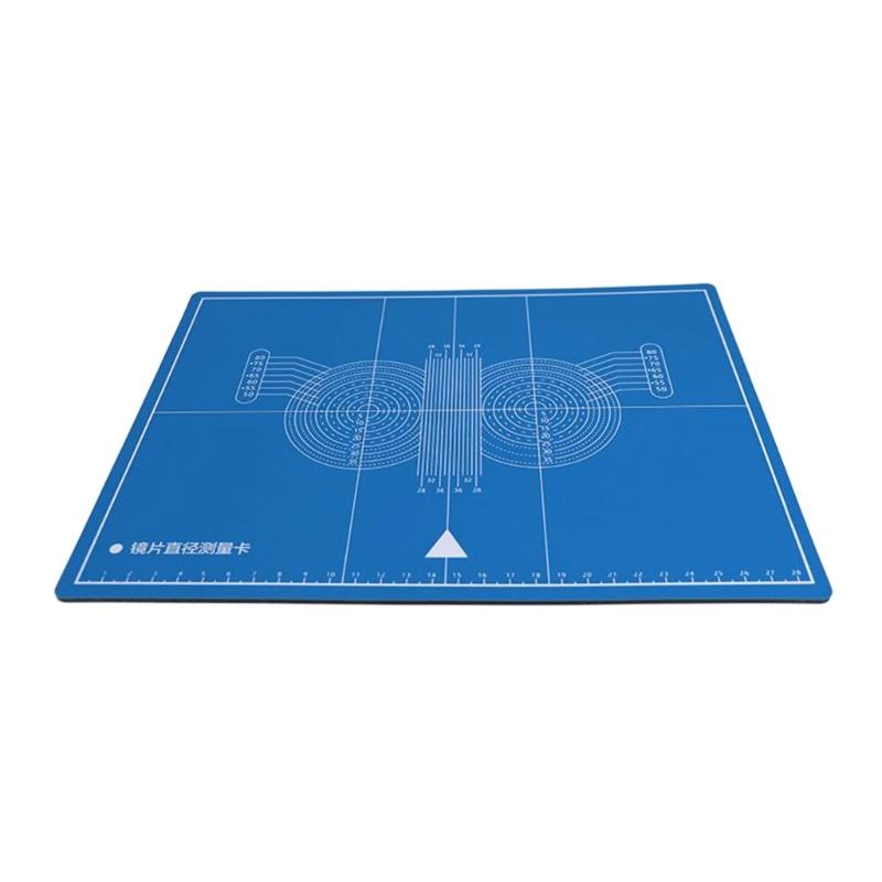 2 Styles Double-sided Glasses Frame Adjustment Progressive Test Card External Opening Angle Measurement Repair Optical
